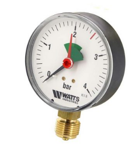 Манометр рад. корпус Dn 50мм 0-4бар WATTS